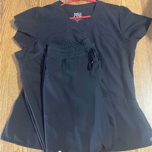 Barco Women's Black Scrub Set